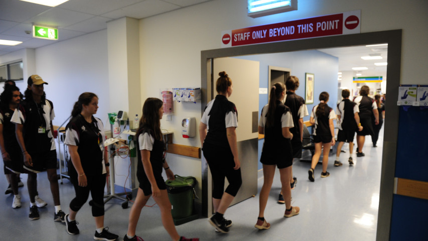 Arrive at the Hospital 